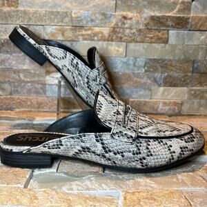 Circus By Sam Edelman Hal Roccia Snakeskin Mule Women’s Size 8